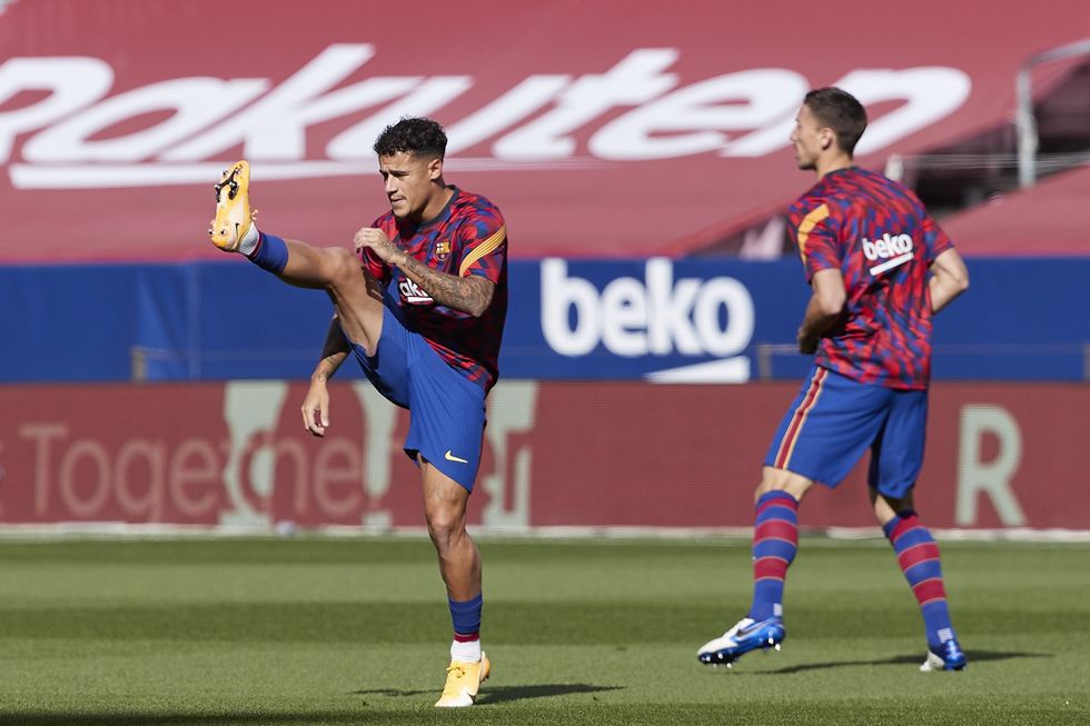 coutinho barca entremiento calentamiento europapress