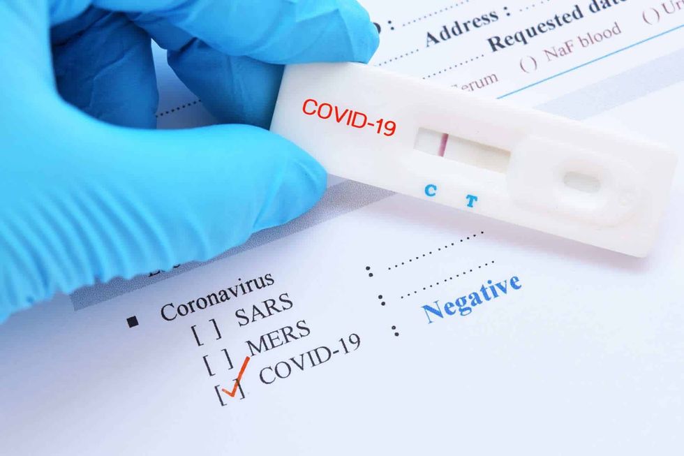 covid 19 negative reaction