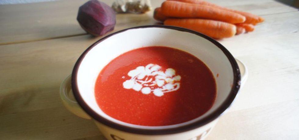 Creamy Carrot Beet Soup