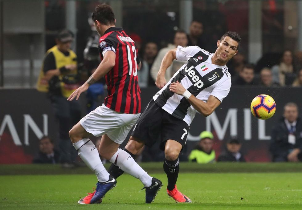 Cristiano Ronaldo Alessio Romagnoli