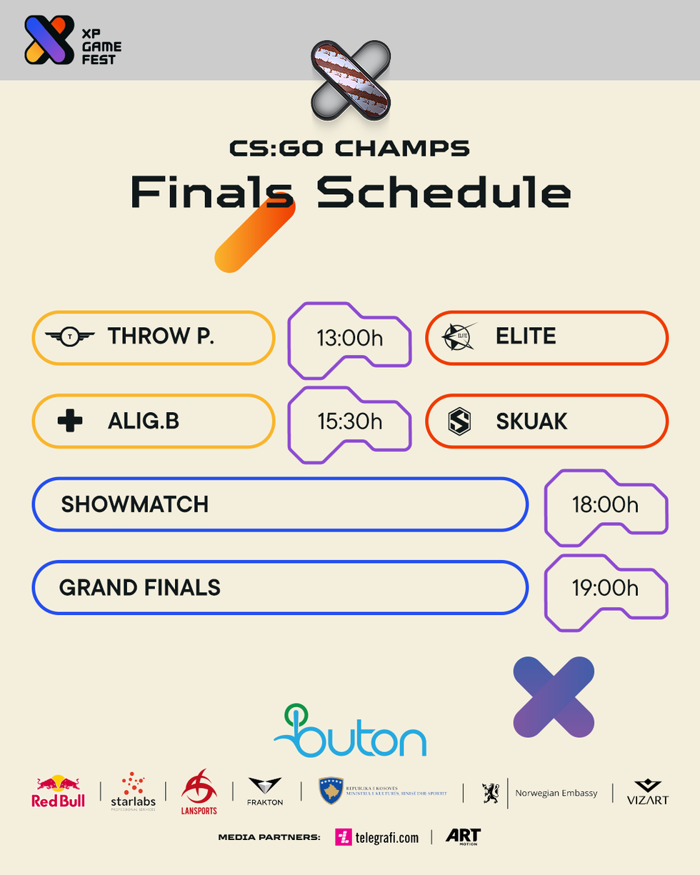CS GO FINAL SCHEDULE