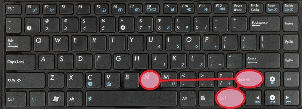 CTRL SHIFT N