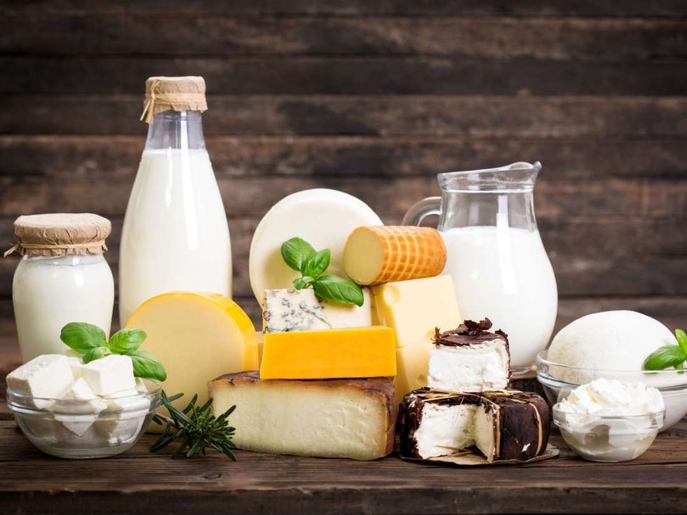 Dairy products associated with high