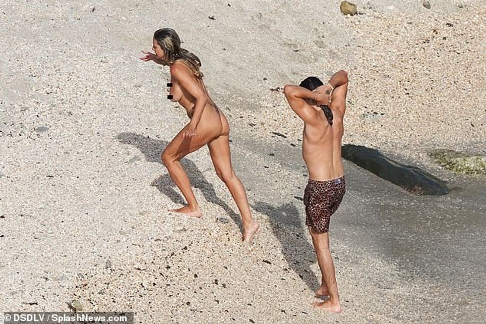 Dalja buzë detit pason haraçin e fundit të Heidi në Instagram duke festuar pesëvjetorin e saj dhe Tomit.