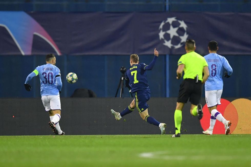 Dani Olmo vs Man City