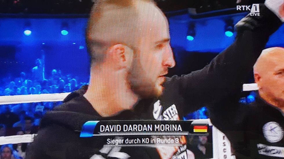 Dardan Morina pas fitores së madhe.