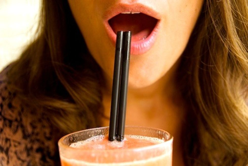 Dave Bloom drink straws flirting France lead copy