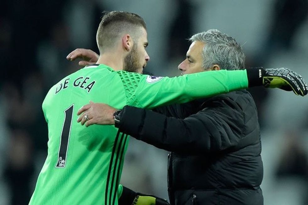 David De Gea Jose Mourinho 587177