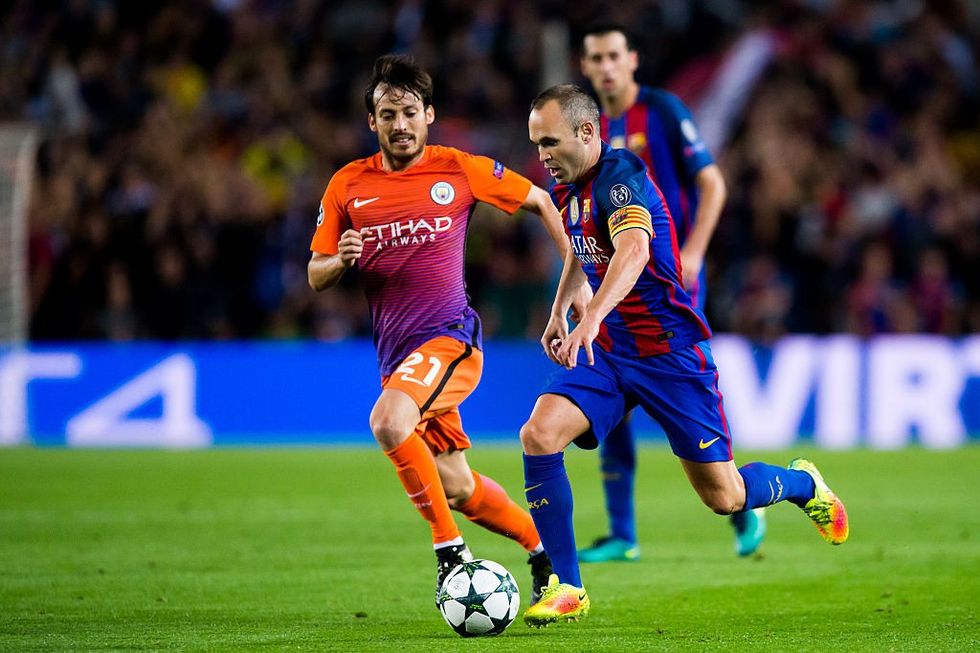 David Silva Andres Iniesta
