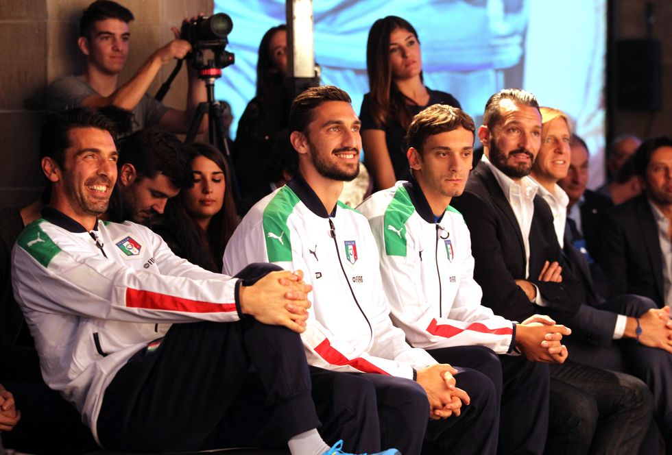 Davide Astori Gianluigi Buffon Manolo Gabbiadini