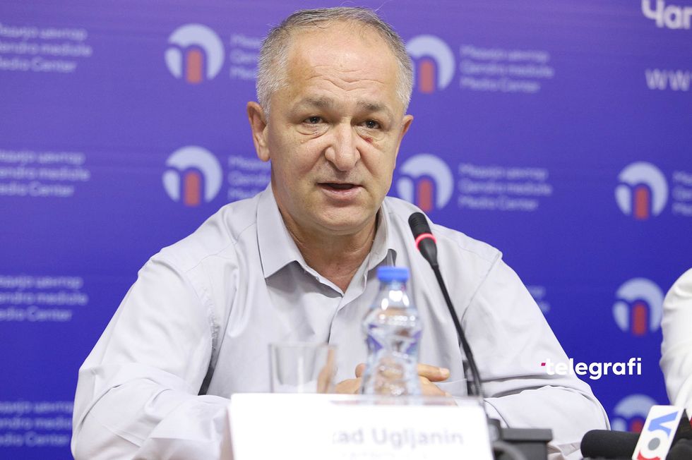 debat me kandidatet serb e boshnjak Zgjedhjet lokale ne veri te Kosoves – per dhe kunder Cagllavice Nexhad Ugljanin foto Ridvan Slivova 26