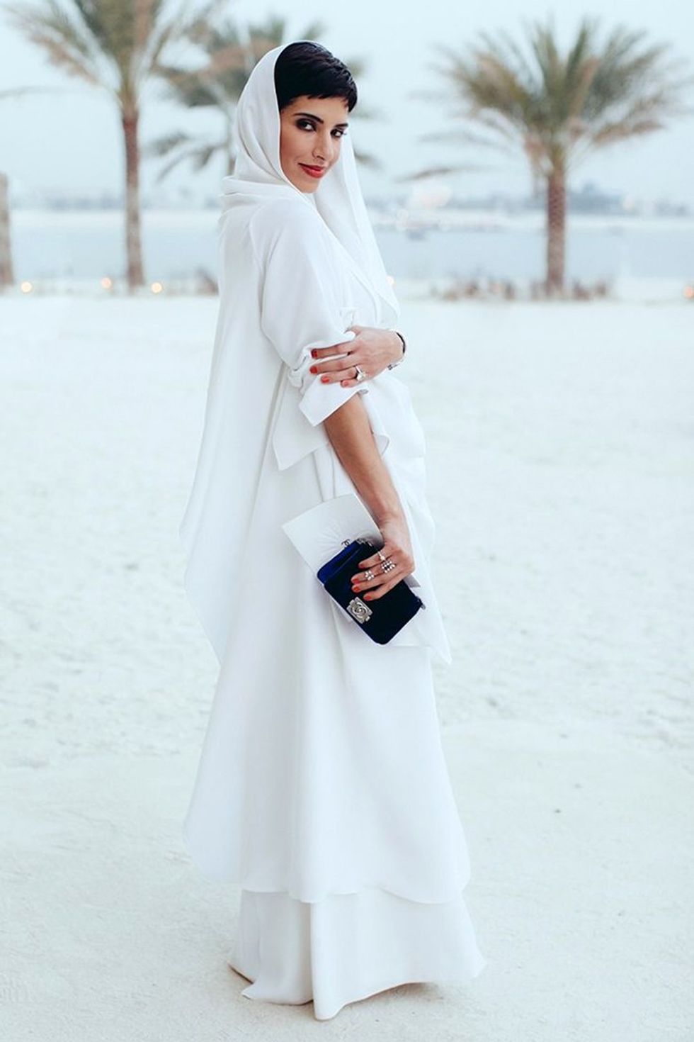 Deena Abdulaziz Al Saud in White