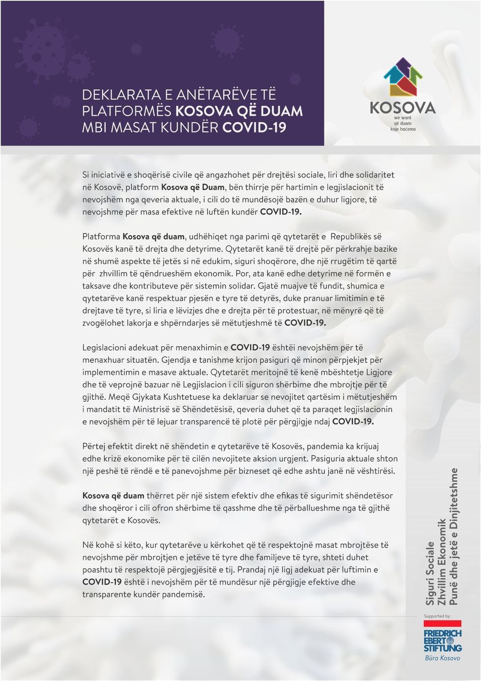 DEKLARATA COVID 19 ALB