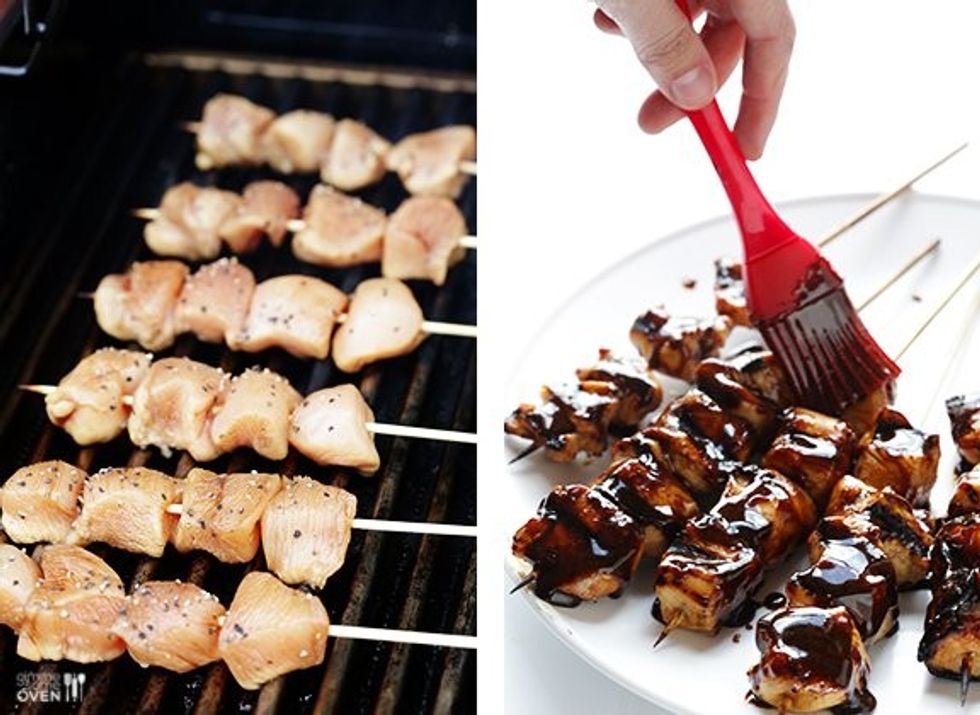 DeLallo Balsamic Chicken Skewers 14