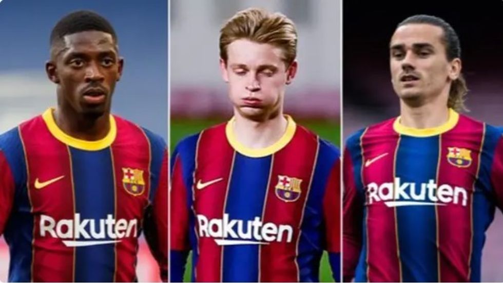 dembele de jong griezmann