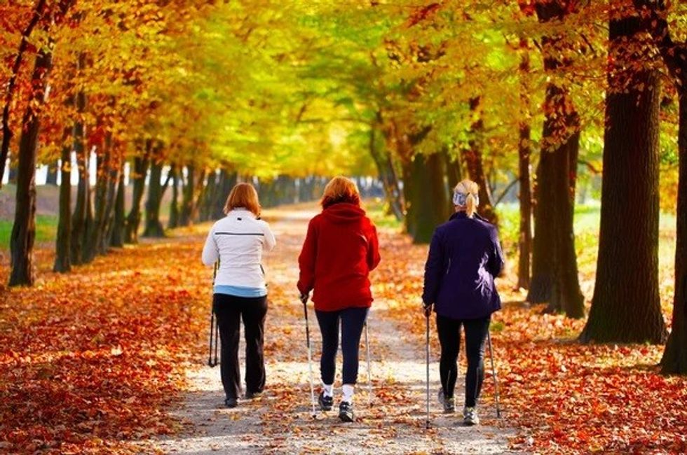 depositphotos 9085426 stock photo three women in the park