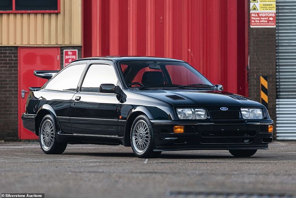 Described as 'perhaps the finest example' of the rare RS500 breed, the astounding price paid for the Sierra at the Silverstone Auctions Race Retro sale is 30 times what it originally cost when it was in showrooms 36 years ago for £19,950