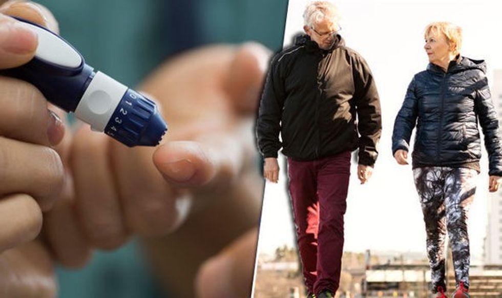 diabetes walking exercise 894608