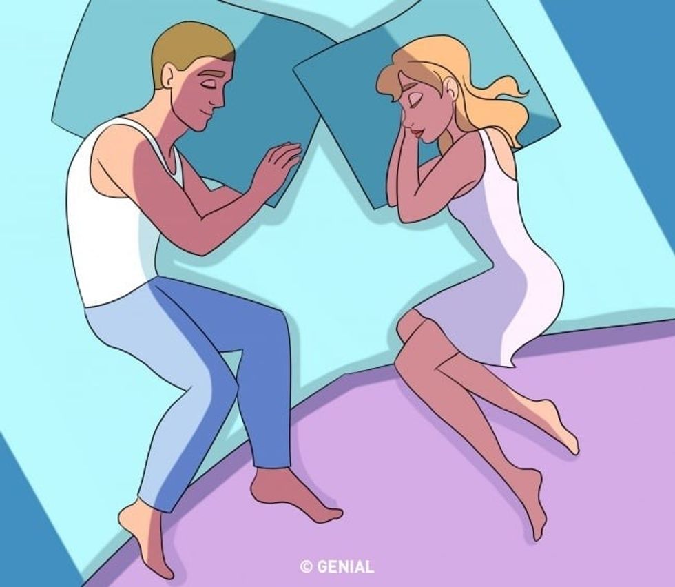 dialogue sleep position