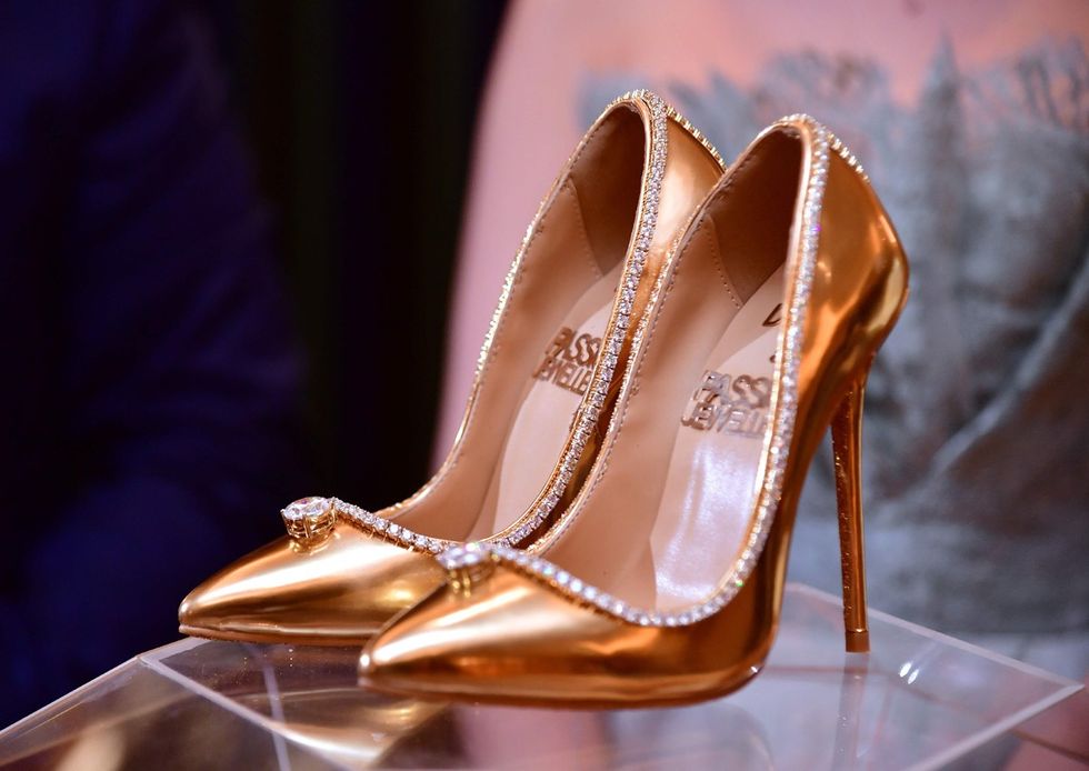 diamond trimmed stilettos go on sale for 23 2m in dubai world news