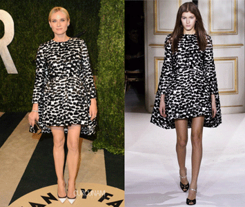 Diane Kruger in Giambattist