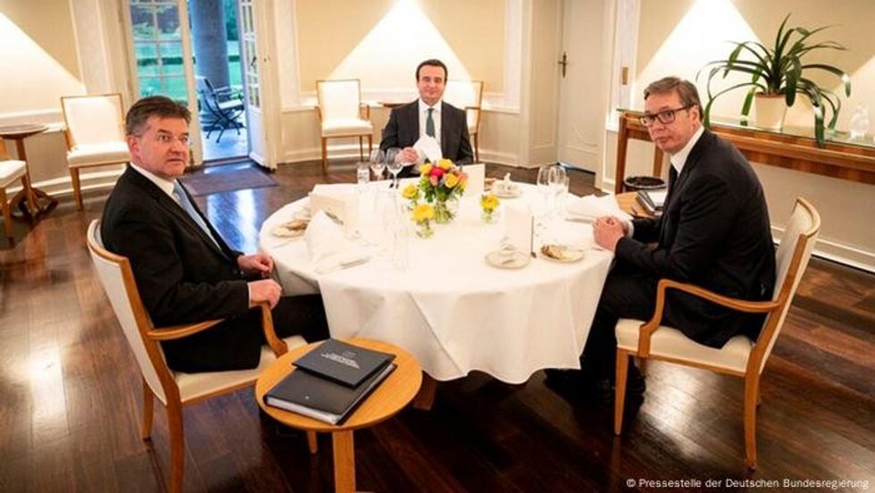 Diplomacia gjermane l Lajçak, Kurti dhe Vuçiq në Berin