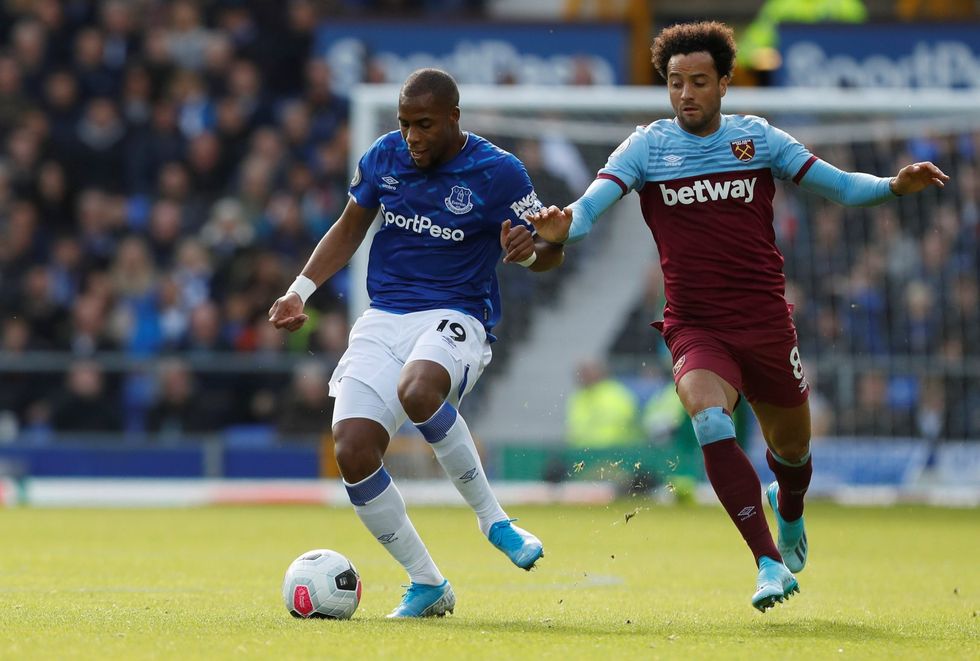 Djibril Sidibe playing against West Ham