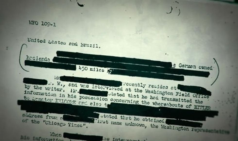 Documents suggested Hitler escaped 2773963