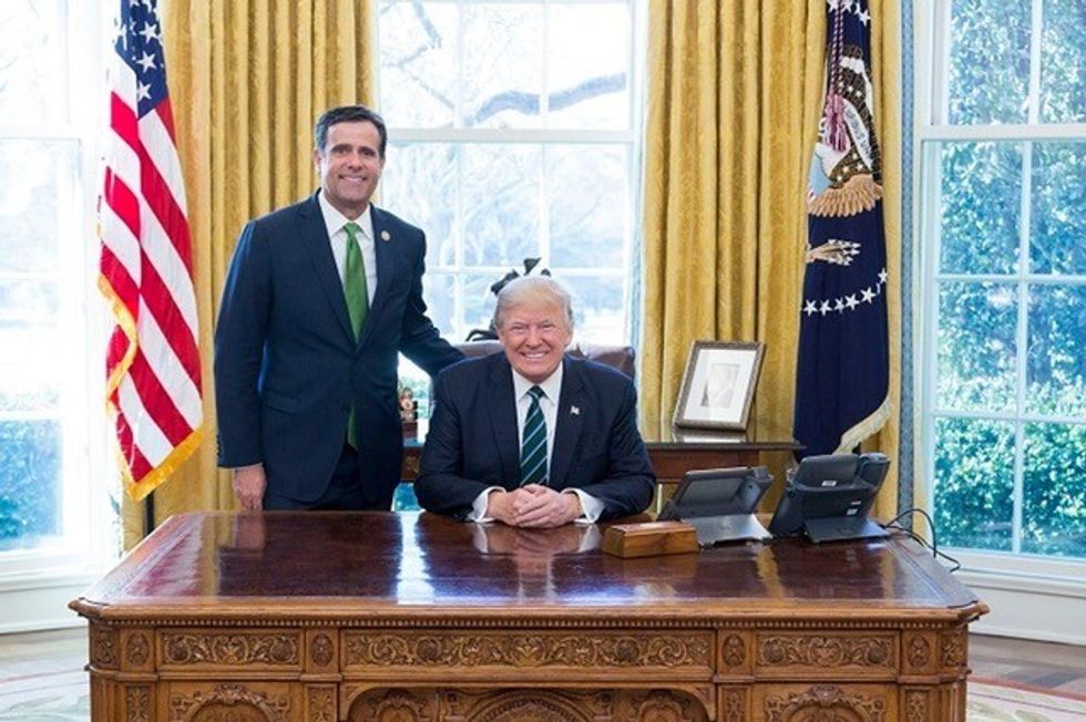 Donald Trump and John Ratcliffe