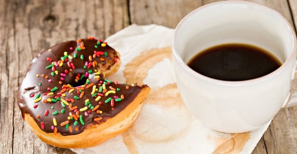 donut and coffee