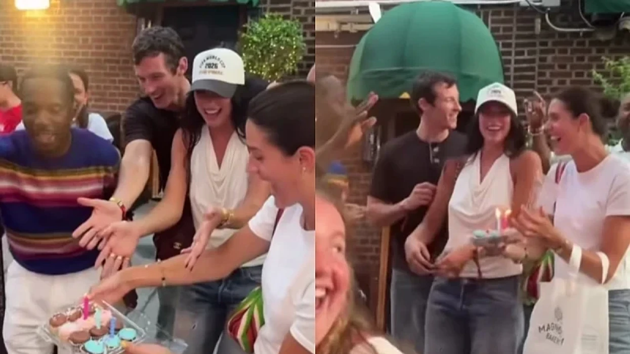 Dua Lipa dhe Callum Turner befasuan një kliente në një restorant në New York - i kënduan me entuziazëm një këngë ditëlindjeje
