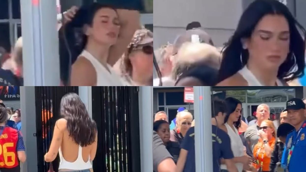Dua Lipa mes yjeve në finalen e Botërorit 2026, ndjek nga afër përballjen Argjentinë - Spanjë Dua Lipa mes yjeve në finalen e Botërorit 2026, ndjek nga afër përballjen Argjentinë - Spanjë