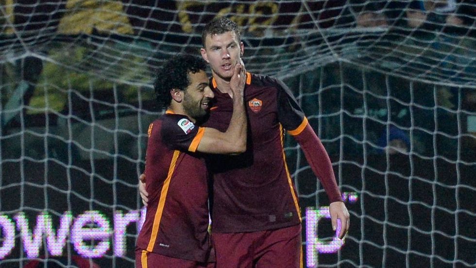 Duke festuar një nga golat e tij me Salahun