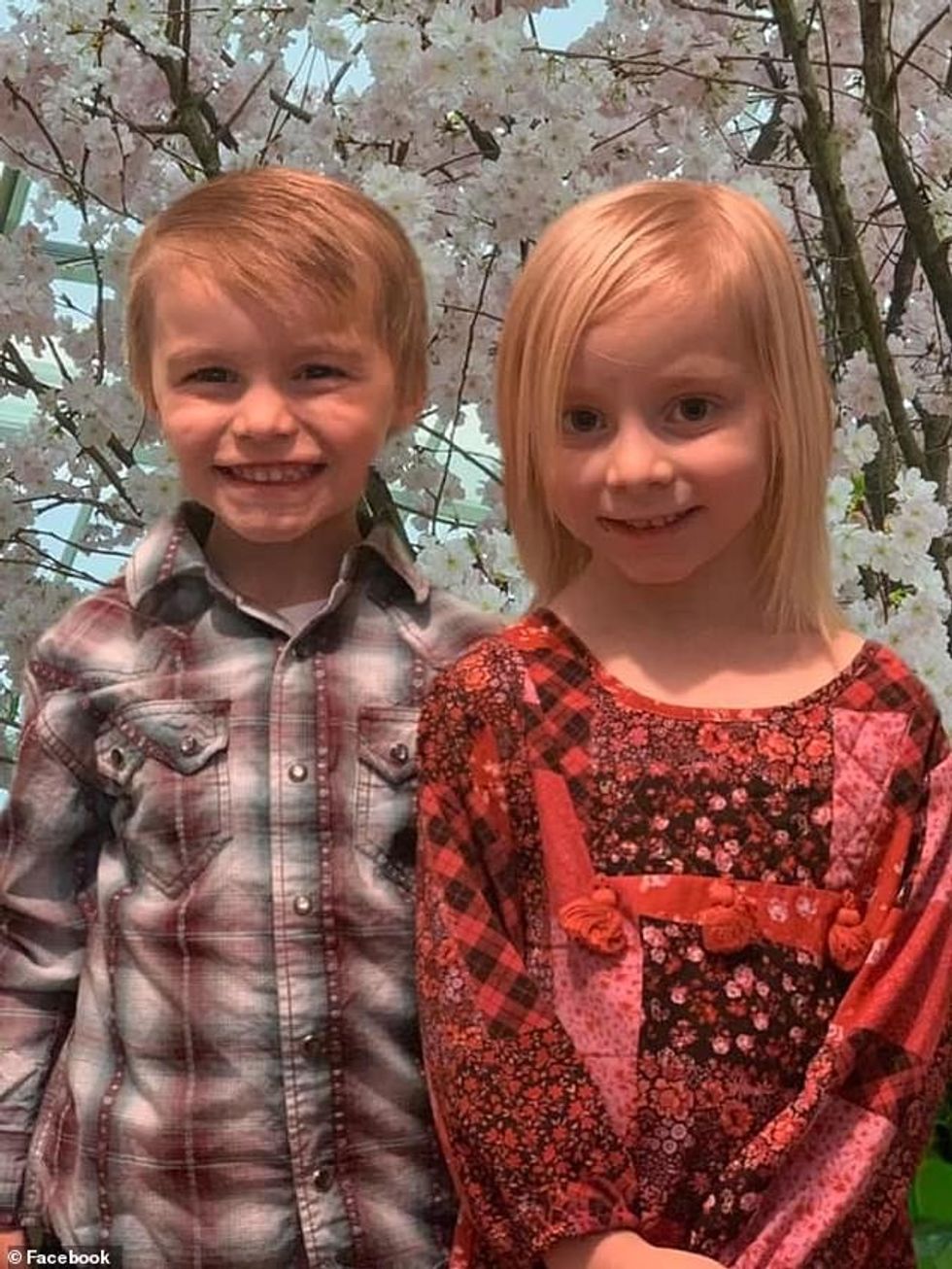 Dustin Lee Dennis, 31, now faces two counts of second-degree murder after his kids, Teagan, 4, and Ryan, 3, were found dead