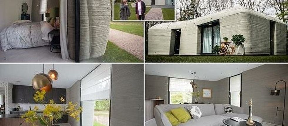 Dutch couple move into Europeaposs first 3D printed home 1
