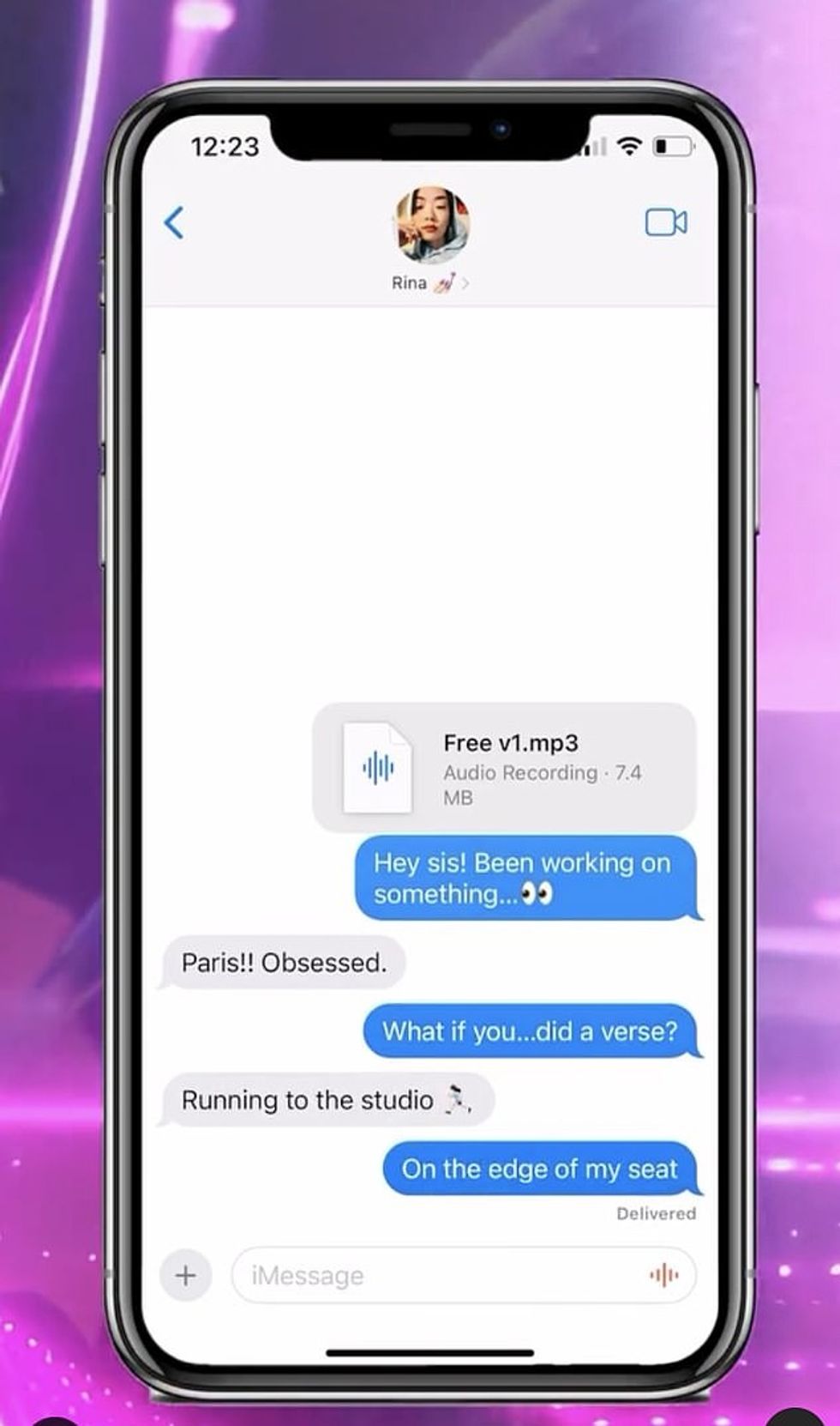 Dy këngëtarët e shpallën këngën ¿ dhe bashkëpunimin e tyre ¿ në fillim të këtij muaji në Instagram