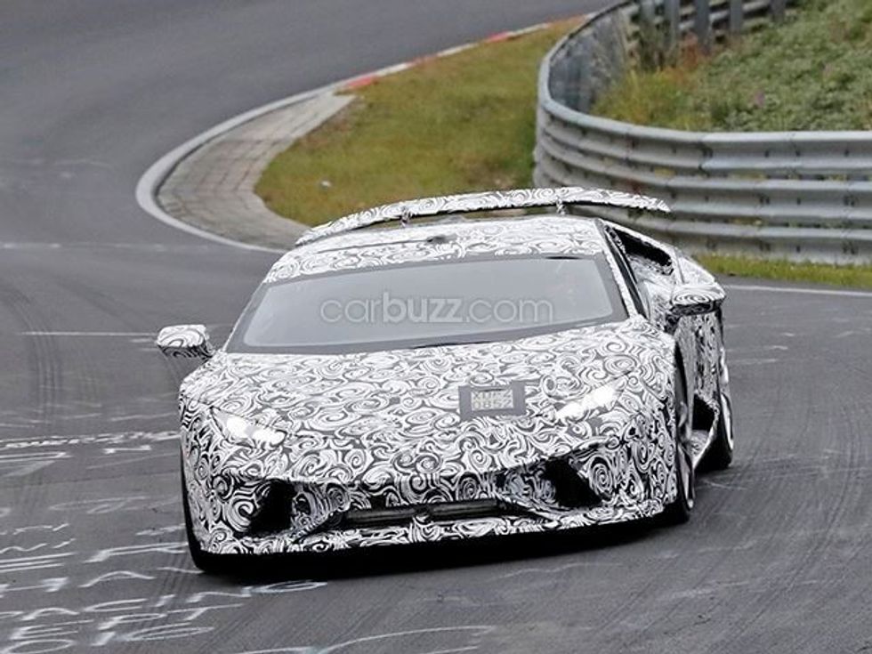 Dyshohet se është fotografuar një Huracan Supelaggera i ri gjate procesit te testimit foto 2