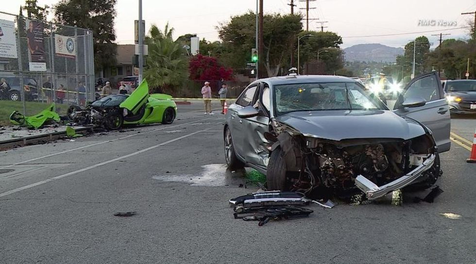 Edhe Audi u dëmtua shumë.
