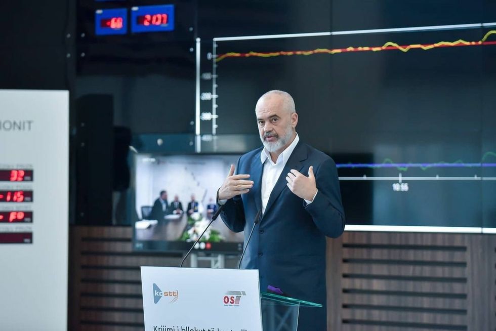 Edi Rama inagurimi i bllokut