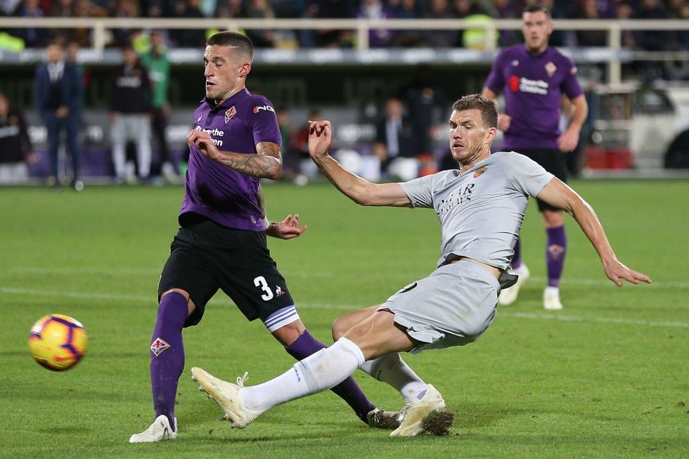 Edin Dzeko Fiorentina