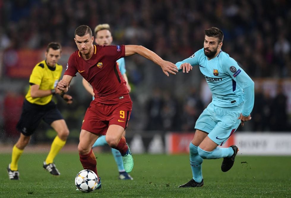 Edin Dzeko Roma