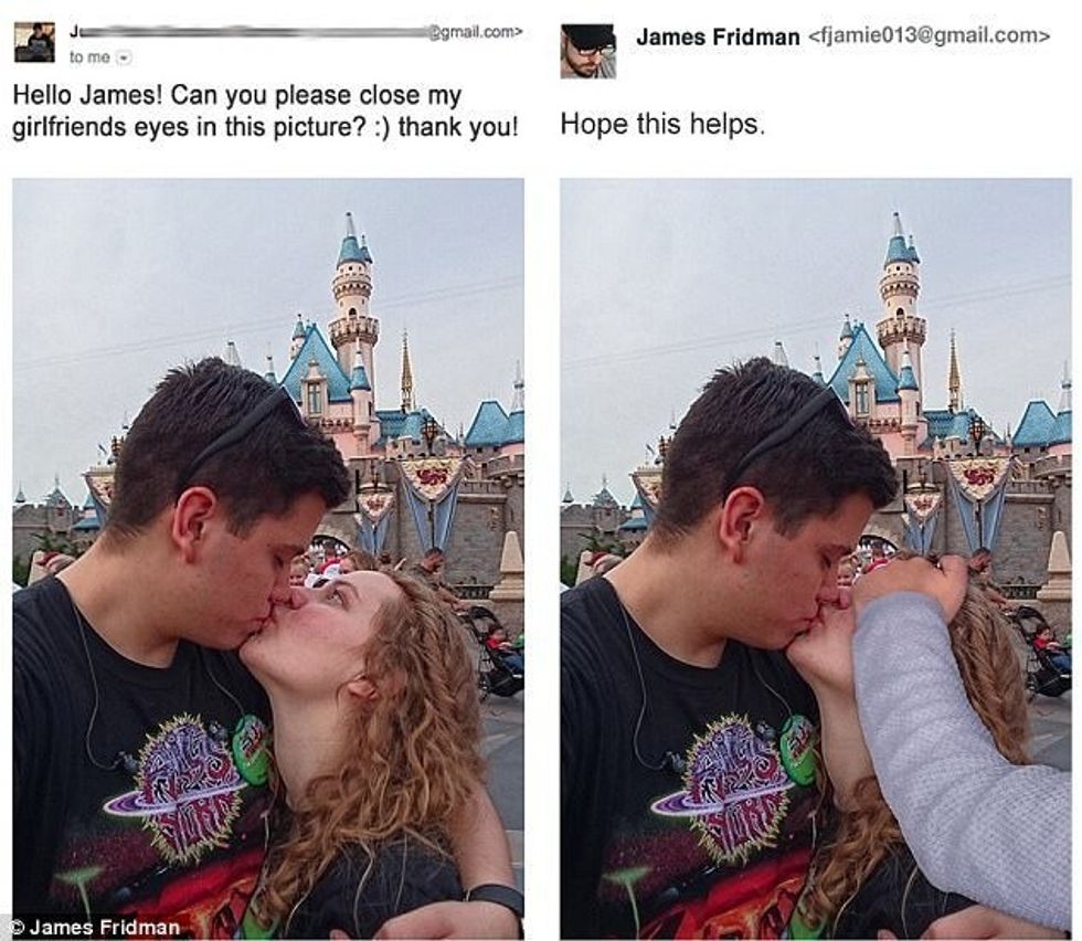 Editimi qesharak i fotografive sikur mos te kete kuptuar kerkesen e klienteve foto 2