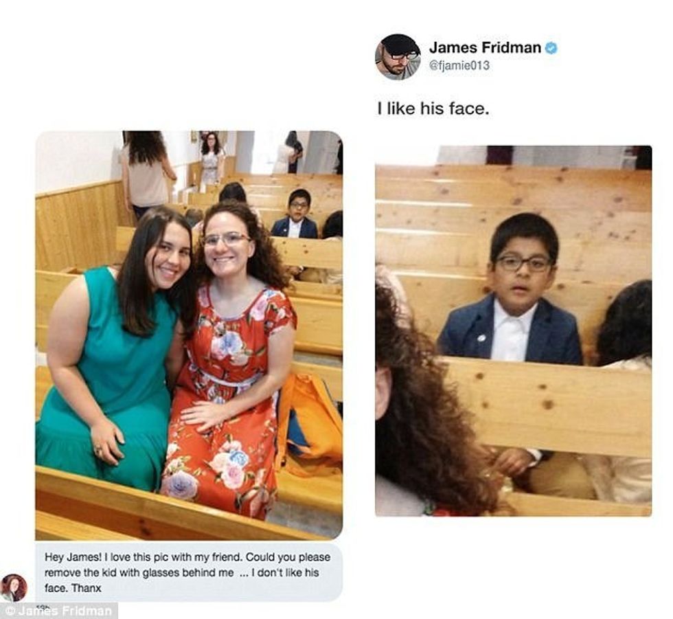 Editimi qesharak i fotografive sikur mos te kete kuptuar kerkesen e klienteve foto 9