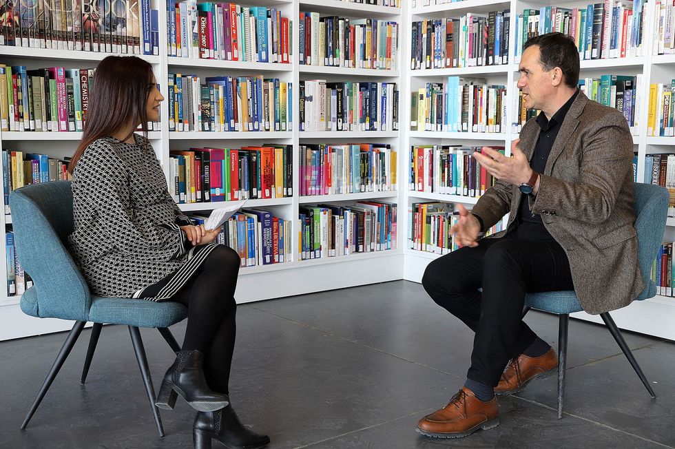 Edmond Hajrizi UBT interviste foto Ridvan Slivova 2