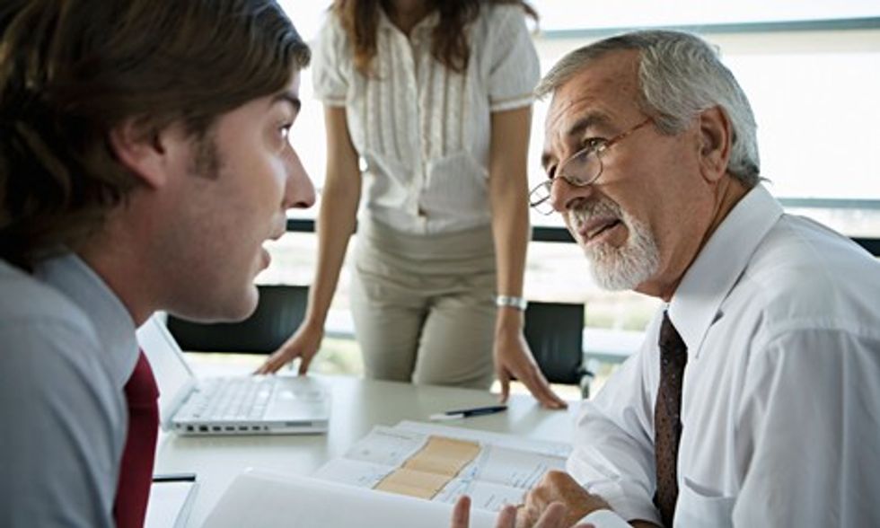 elderly person at work 014