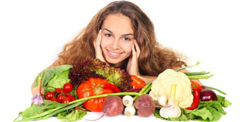 embedded Fresh Vegetables in an Anti Aging Diet(1)