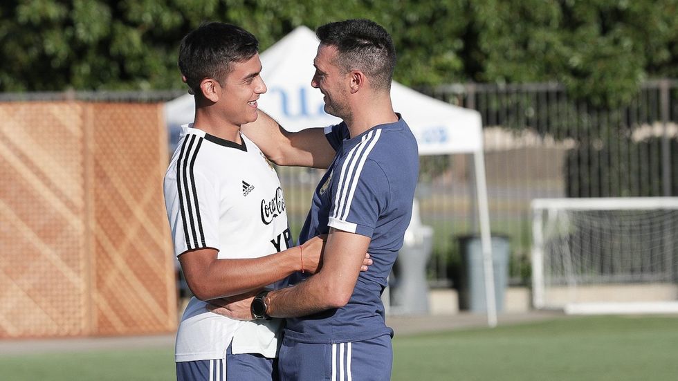 entrenamiento dybala seleccion scaloni