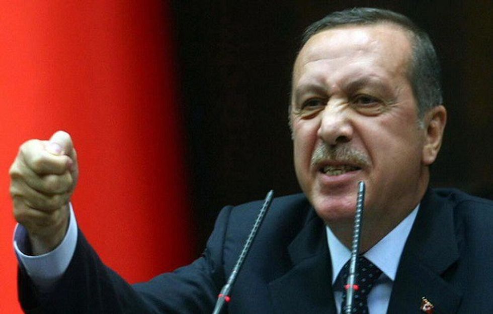 erdogan not calm