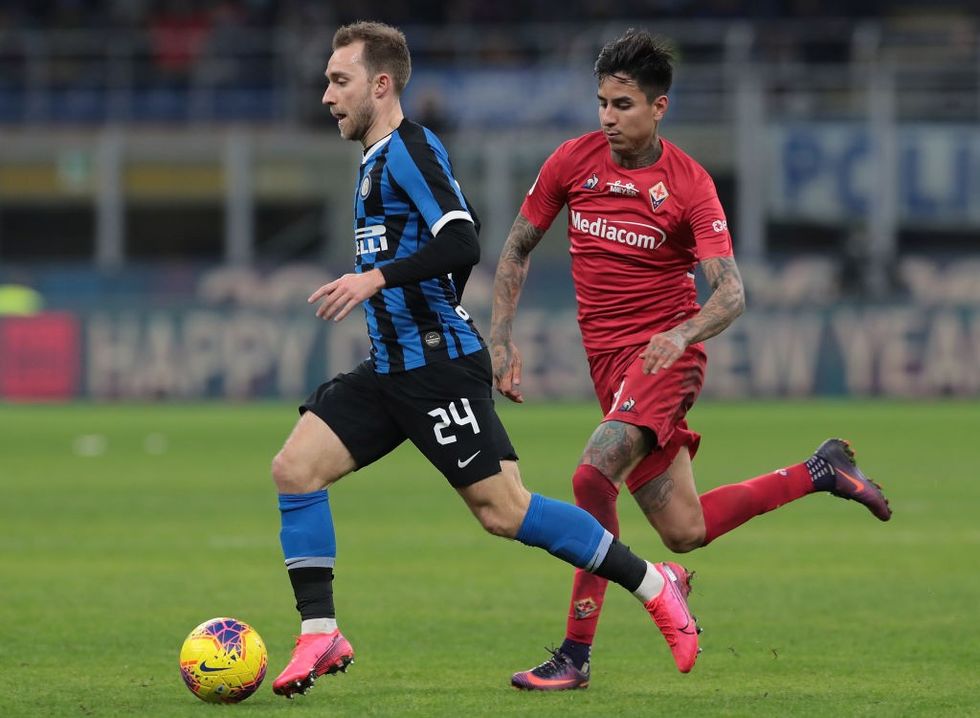 Eriksen vs Fiorentina
