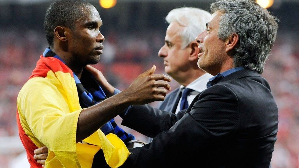 etoo mourinho